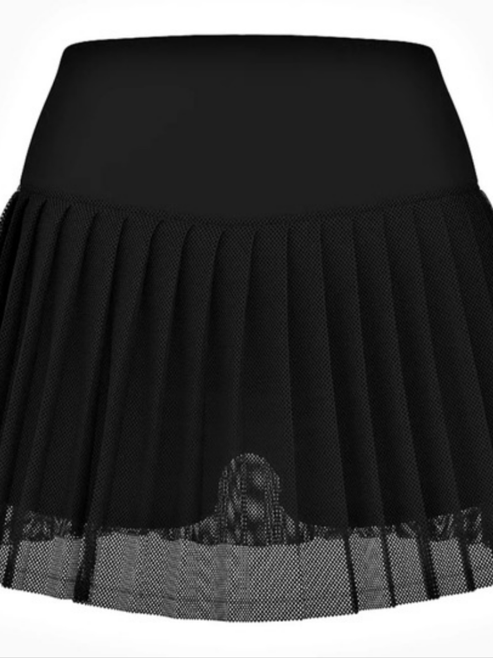Victoria's Secret VSX Elevate Mesh Tennis Skirt Black